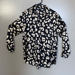Zara Print Blouse